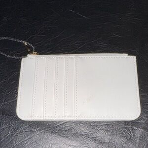 White Cardholder Wallet White NWOT